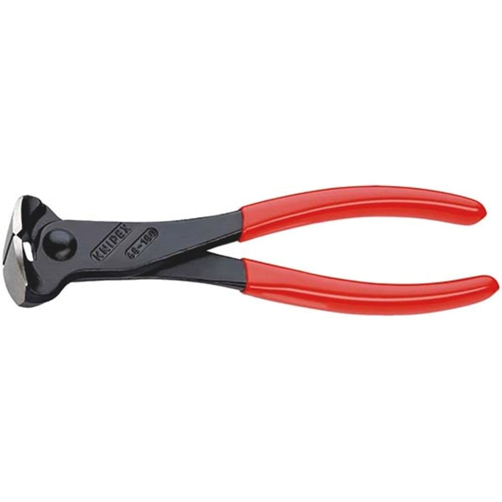 KNIPEX 68 01 180 Voorsnijtang met kunststof bekleed zwart geatramenteerd 180 mm-0