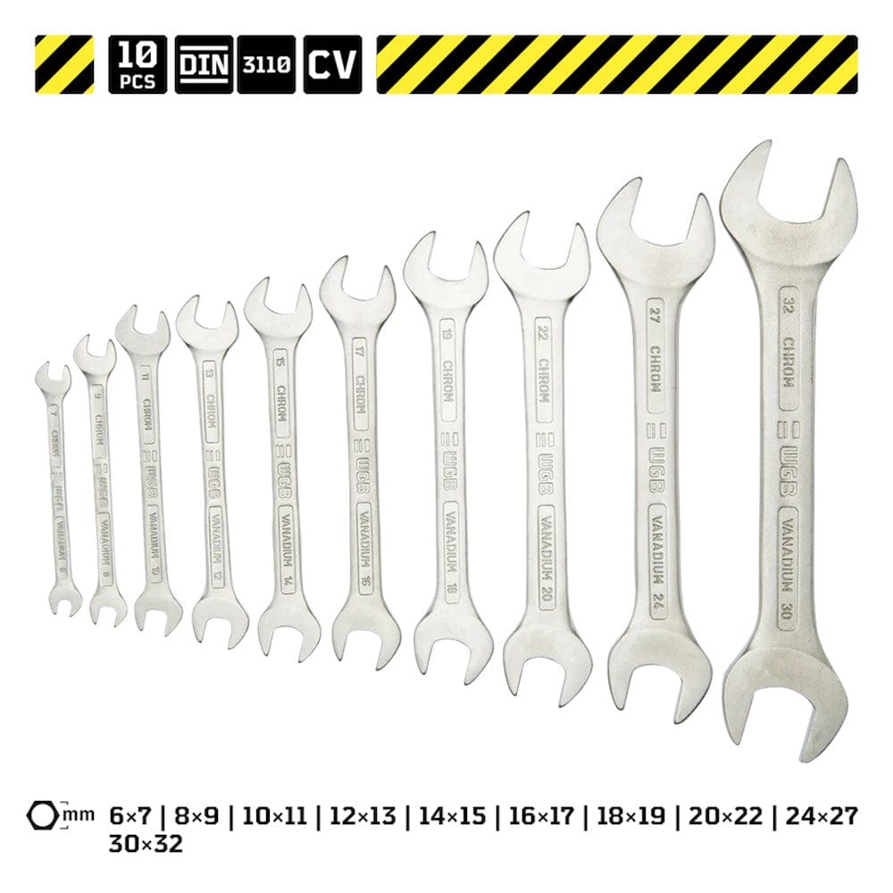 Steeksleutel-set, 6-17mm, DIN 3110-0
