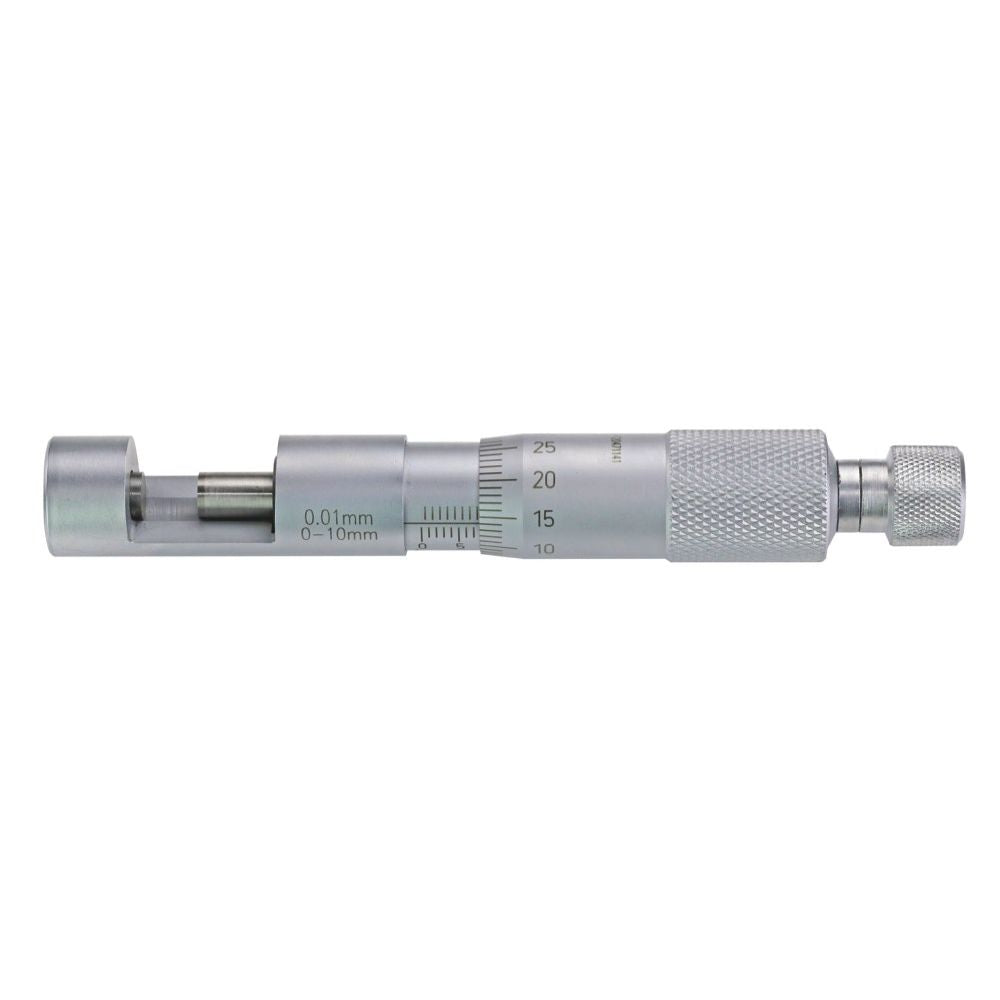 Digitale micrometer 0-10mm tbv. opmeten van draad en kogel, aflezing 0,01mm-0