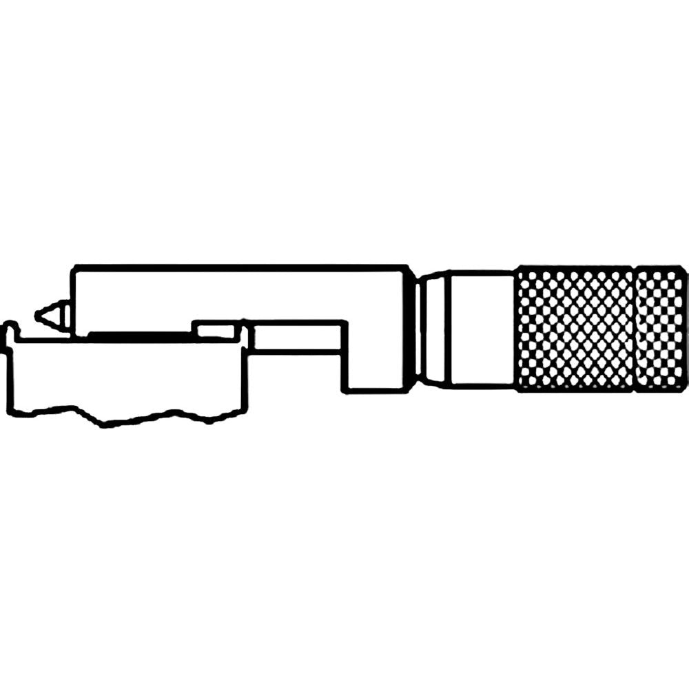 Digitale micrometer 0-10mm tbv. opmeten dikte van konserveblik aflezing 0,01mm-2