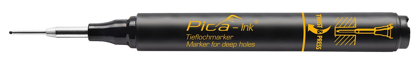 Pica Ink 150/46 Markeerstift voor diepe gaten zwart