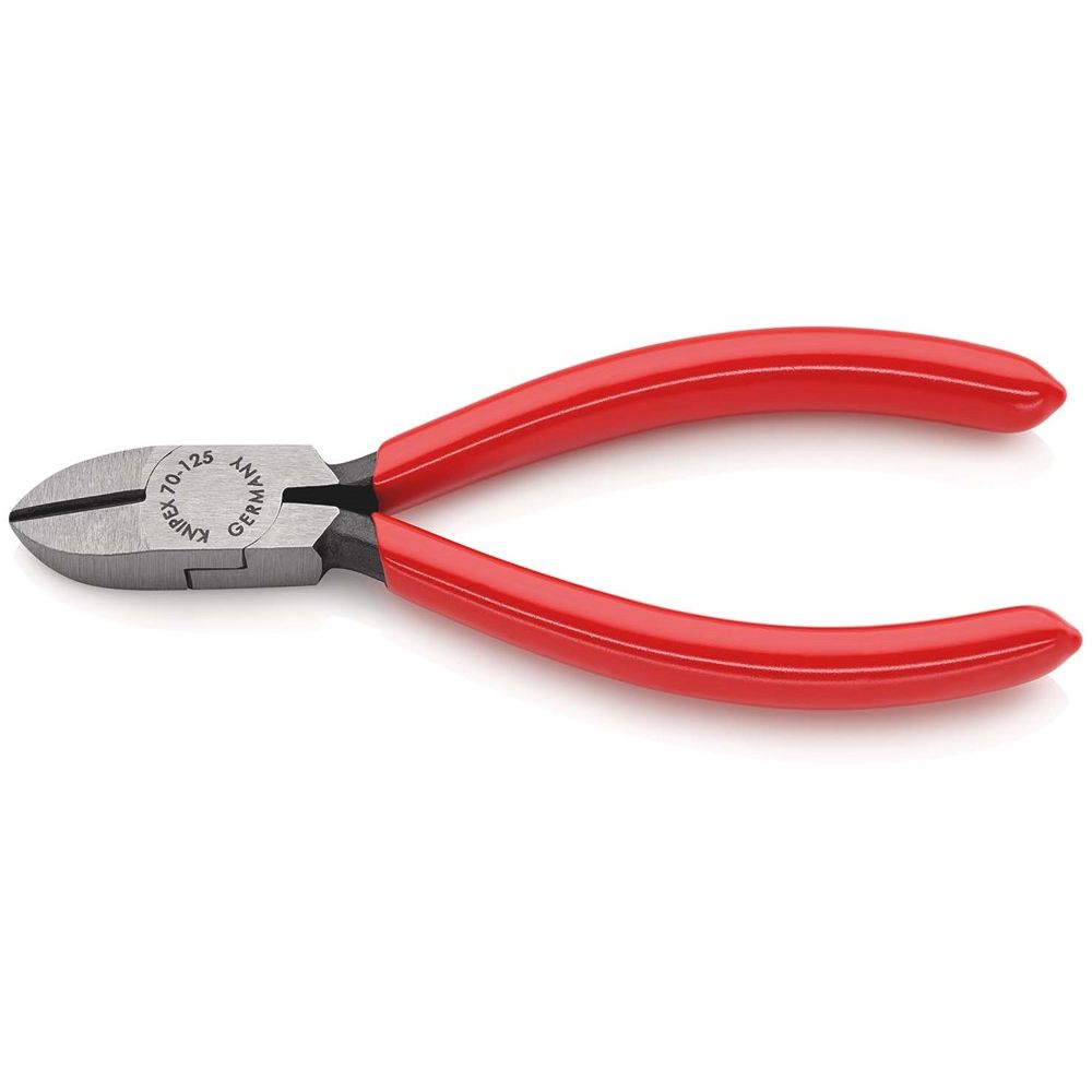 KNIPEX 70 01 125 Zijsnijtang met kunststof bekleed zwart geatramenteerd 125 mm-0