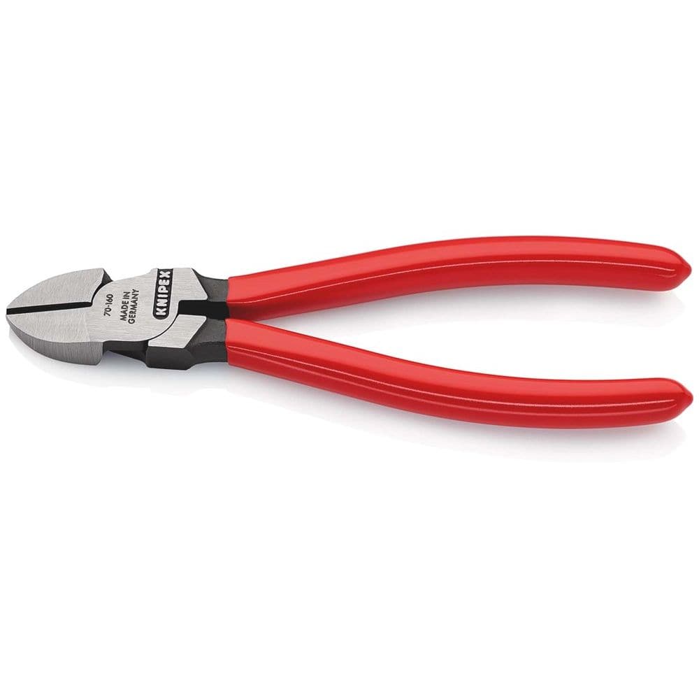 KNIPEX 70 01 160 Zijsnijtang met kunststof bekleed zwart geatramenteerd 160 mm-0