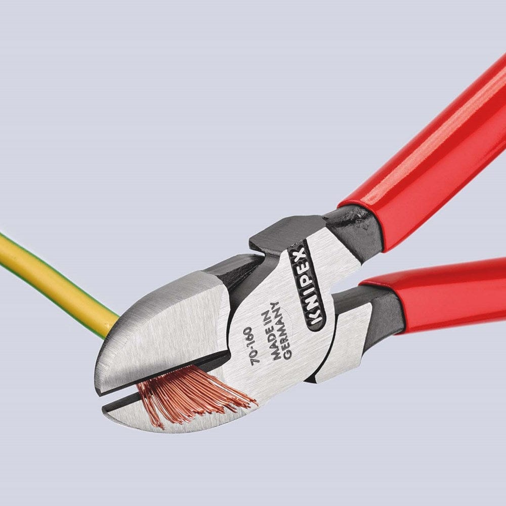 KNIPEX 70 01 160 Zijsnijtang met kunststof bekleed zwart geatramenteerd 160 mm-4