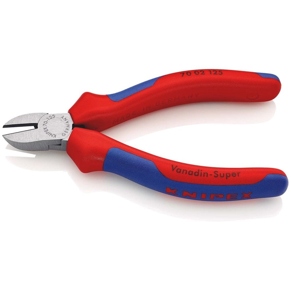 KNIPEX 70 02 125 Zijsnijtang met meer-componentengrepen zwart geatramenteerd 125 mm-2