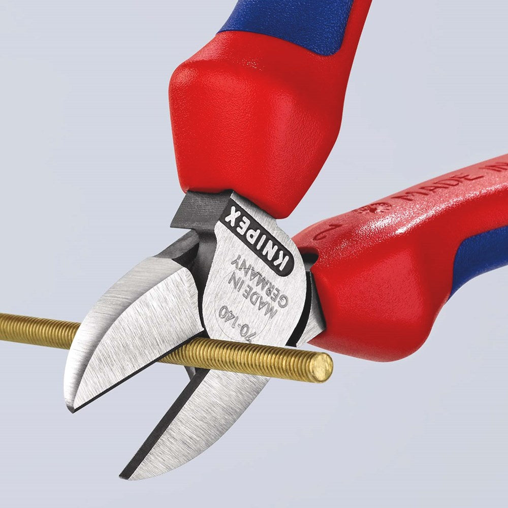 KNIPEX 70 02 140 Zijsnijtang met meer-componentengrepen zwart geatramenteerd 140 mm-3