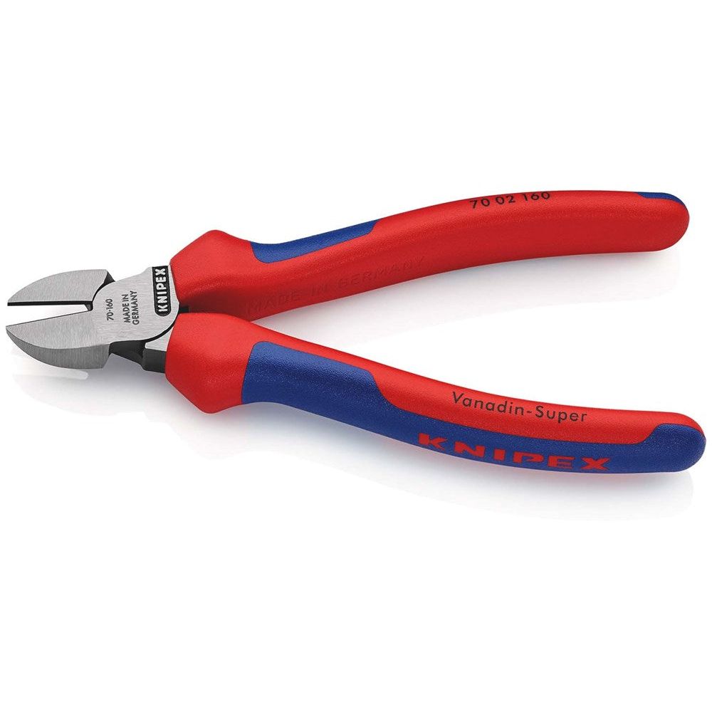 KNIPEX 70 02 160 Zijsnijtang met meer-componentengrepen zwart geatramenteerd 160 mm-2
