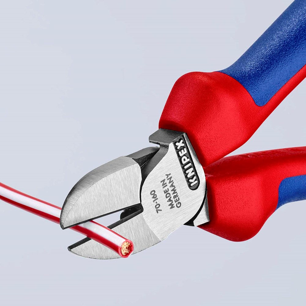 KNIPEX 70 02 160 Zijsnijtang met meer-componentengrepen zwart geatramenteerd 160 mm-3