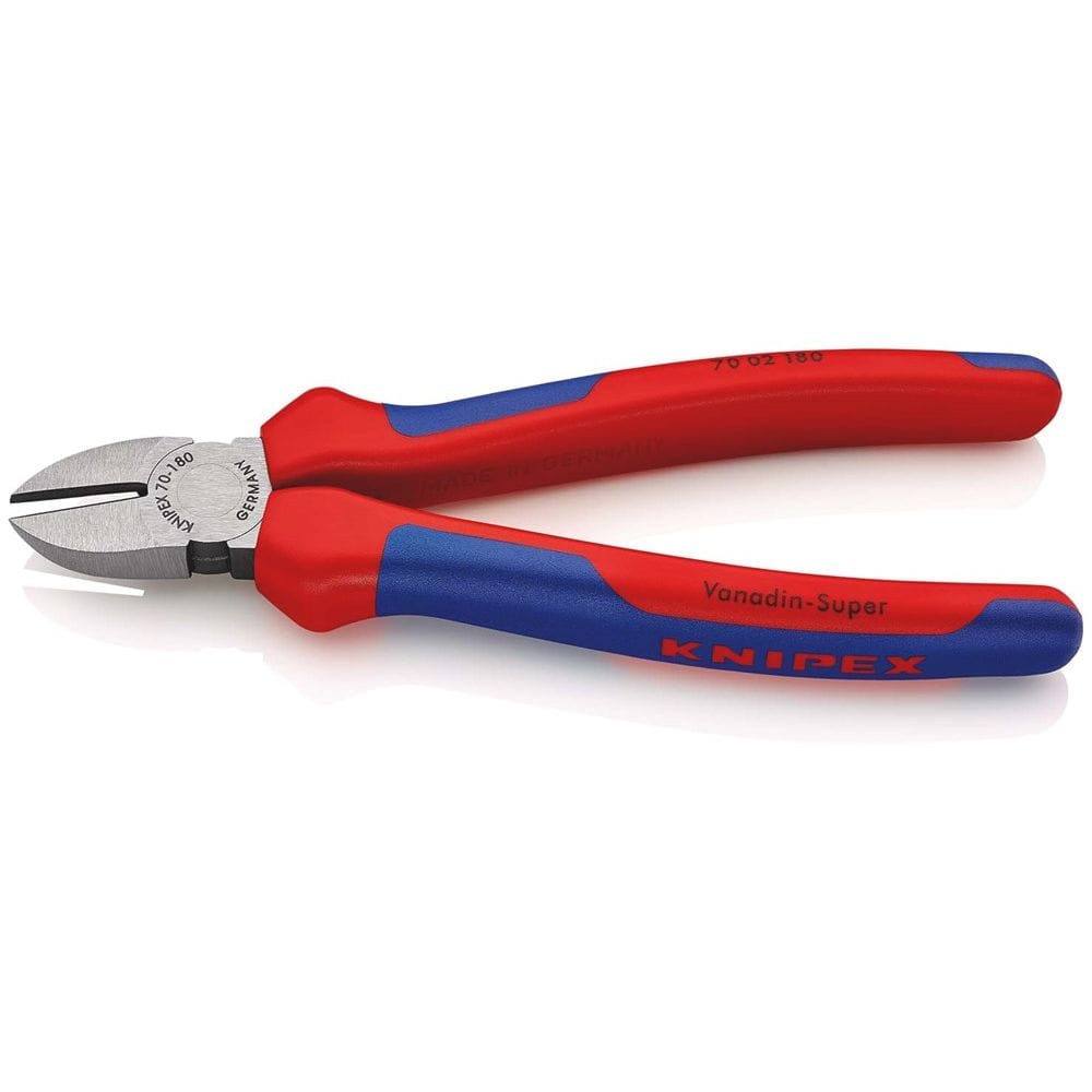 KNIPEX 70 02 180 Zijsnijtang met meer-componentengrepen zwart geatramenteerd 180 mm-2