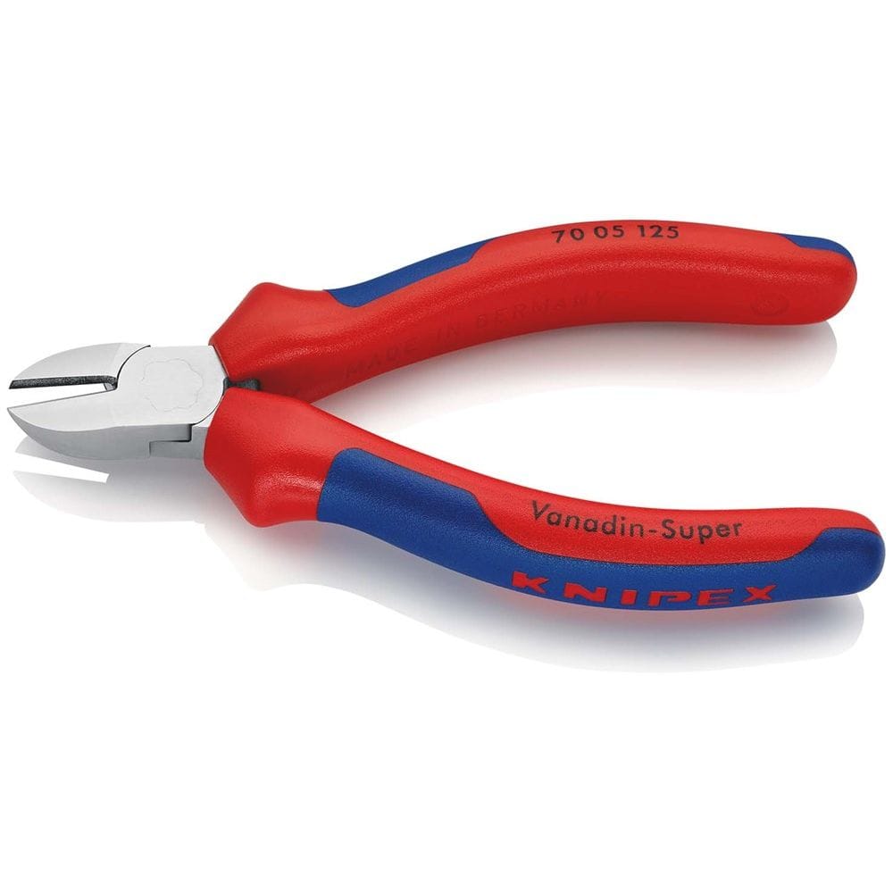 KNIPEX 70 05 125 Zijsnijtang met meer-componentengrepen verchroomd 125 mm-2