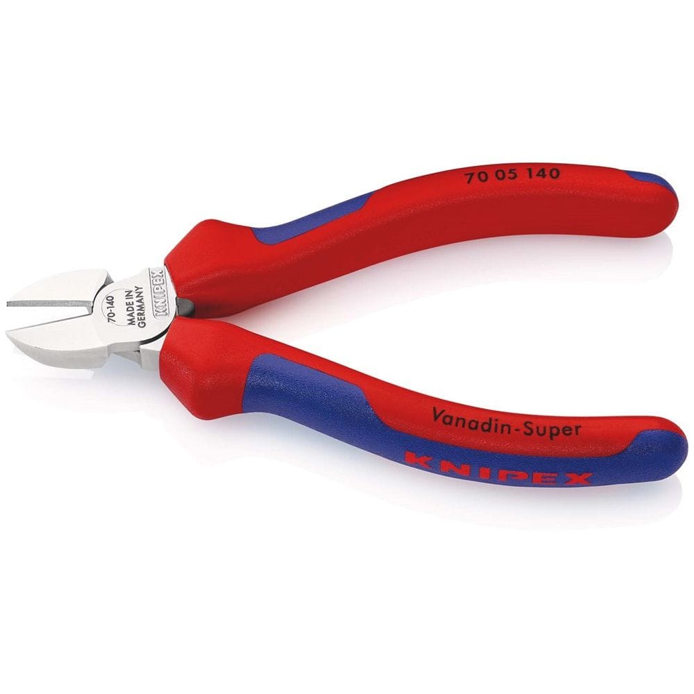 KNIPEX 70 05 140 Zijsnijtang met meer-componentengrepen verchroomd 140 mm-2