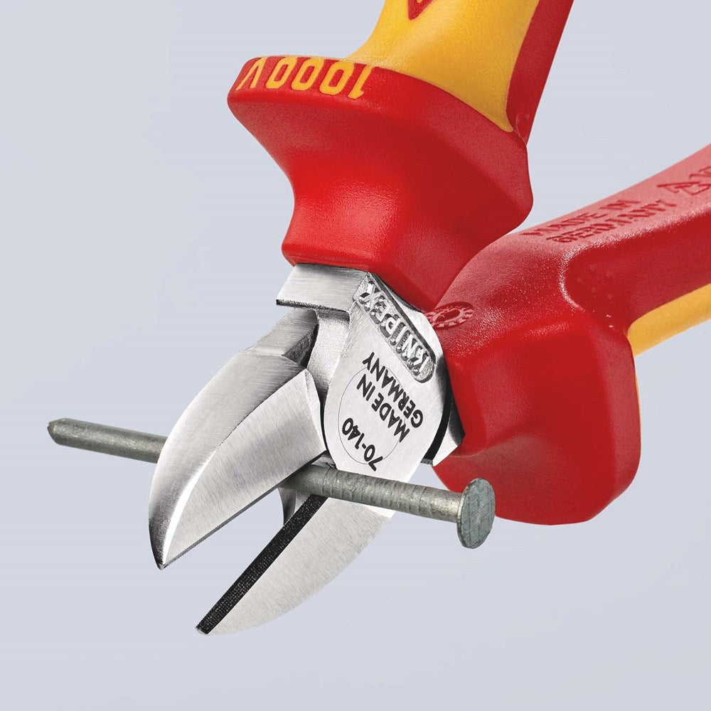 KNIPEX 70 06 140 Zijsnijtang geïsoleerd met meer-componentengrepen, VDE-getest verchroomd 140 mm-4