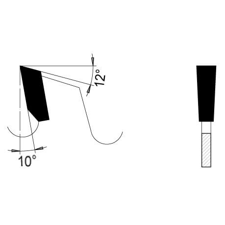 Diamant Zaagblad Ø 180 mm, asgat 30 mm, B=3,20 mm, Z=54 Vlaktand, HW