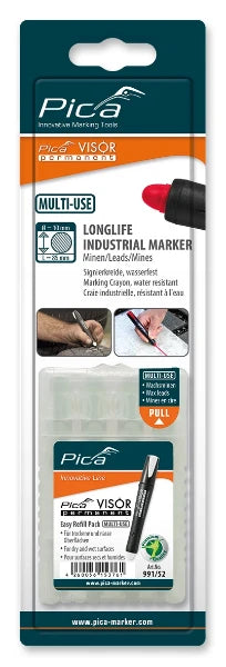 Pica VISOR 991/52 Navulling wit (blister)