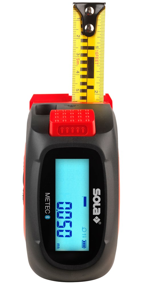 SOLA METEC digitale rolbandmaat met laserafstandsmeter