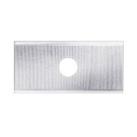 Keermes 25,0 x 12,0 x 1,5 mm (1-gats), tweezijdig geslepen, HW