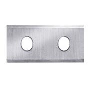 Keermes 25,0 x 12,0 x 1,5 mm (2-gats), tweezijdig geslepen, HW