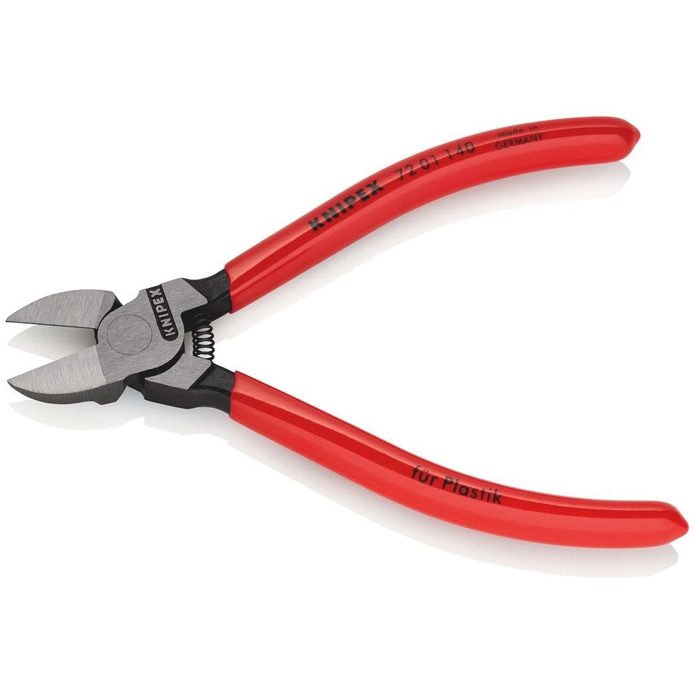 KNIPEX 72 01 140 Zijsnijtangen voor kunststof met kunststof bekleed 140 mm-2