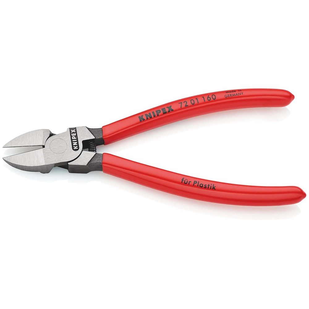 KNIPEX 72 01 160 Zijsnijtangen voor kunststof met kunststof bekleed 160 mm-2