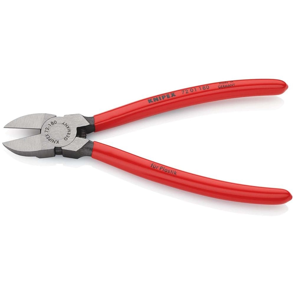 KNIPEX 72 01 180 Zijsnijtangen voor kunststof met kunststof bekleed 180 mm-2