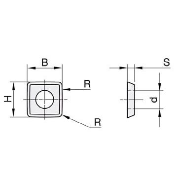 Keermes Vlakfrees Ø=150 mm, L2=8 mm, S=25 mm, HW, Z=6 afbeelding 2