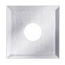 Keermes 12,0 x 12,0 x 1,5 mm (1-gats), vierzijdig geslepen, HW