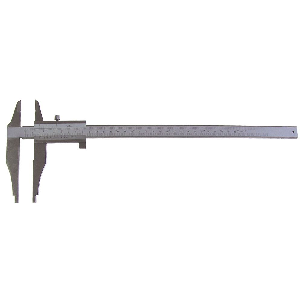 Werkplaats schuifmaat 250x80mm RVS, met punten-1