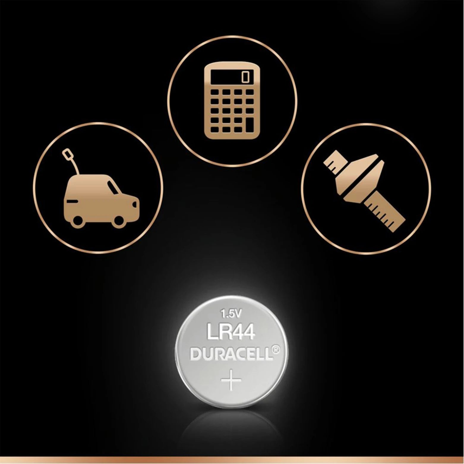 Duracell Knoopcelbatterijen LR44 4st.