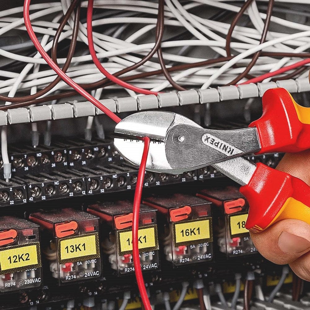 KNIPEX 73 06 160 X-Cut® Compacte zijsnijtang grote krachtoverbrenging geïsoleerd met meer-componente-10