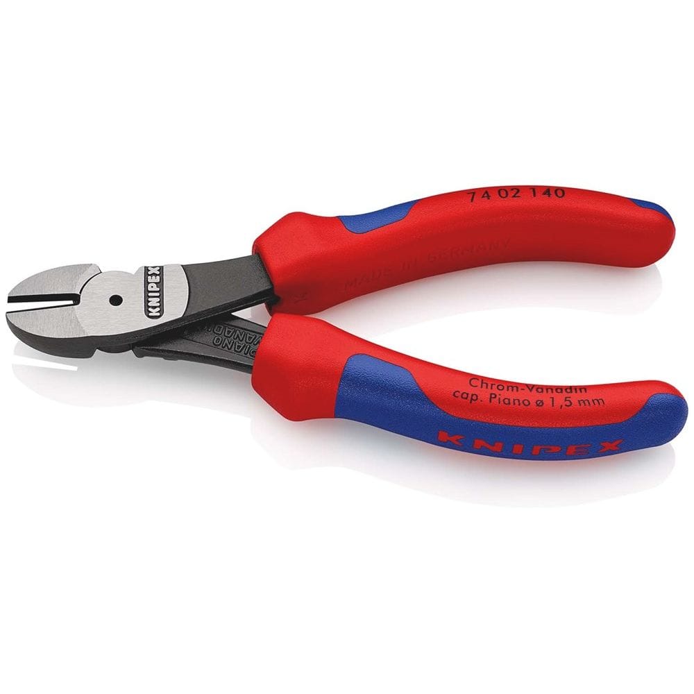 KNIPEX 74 02 140 Kracht-zijsnijtang met meer-componentengrepen zwart geatramenteerd 140 mm-2