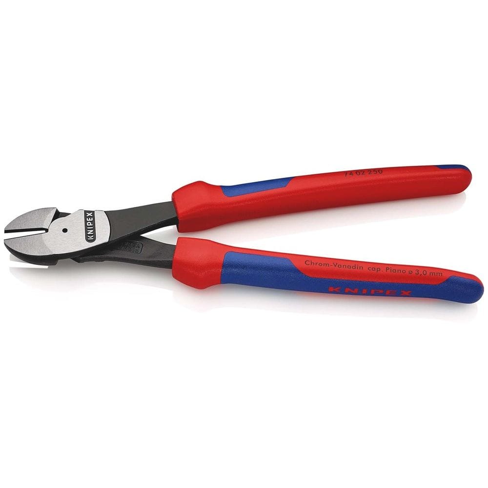 KNIPEX 74 02 250 Kracht-zijsnijtang met meer-componentengrepen zwart geatramenteerd 250 mm-2