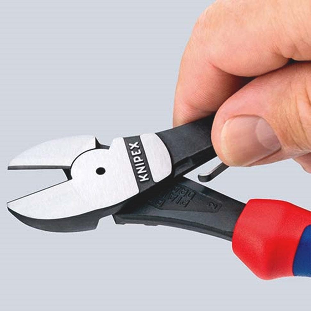 KNIPEX 74 12 180 Kracht-zijsnijtang met meer-componentengrepen zwart geatramenteerd 180 mm-6