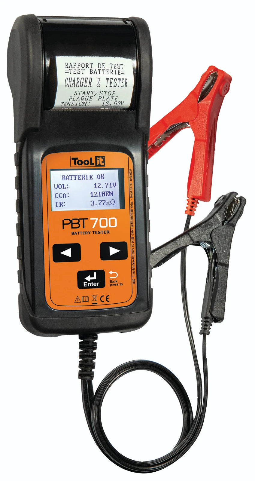 GYS Accutester PBT700 Start-Stop met printer