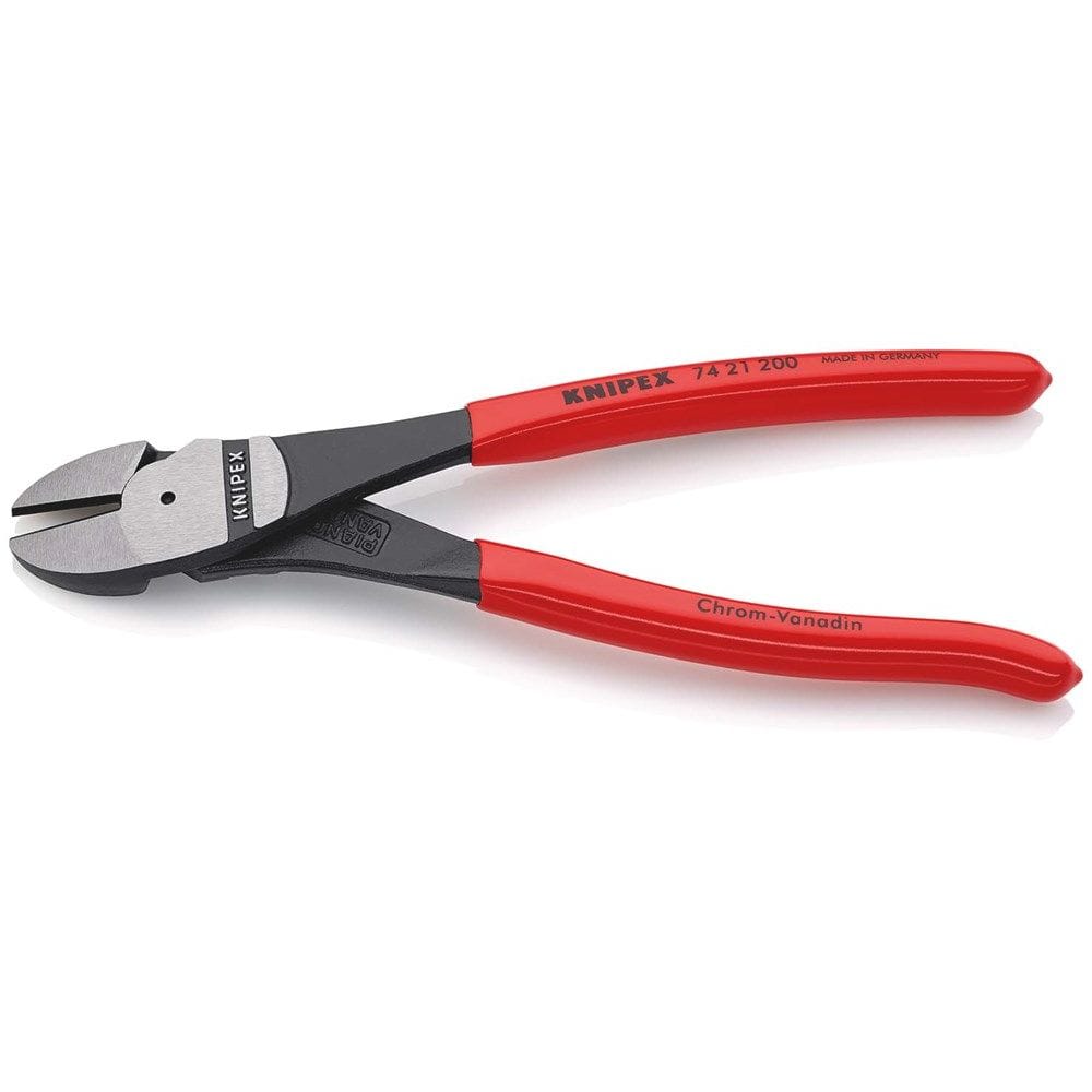 KNIPEX 74 21 200 Kracht-zijsnijtang met kunststof bekleed zwart geatramenteerd 200 mm-2