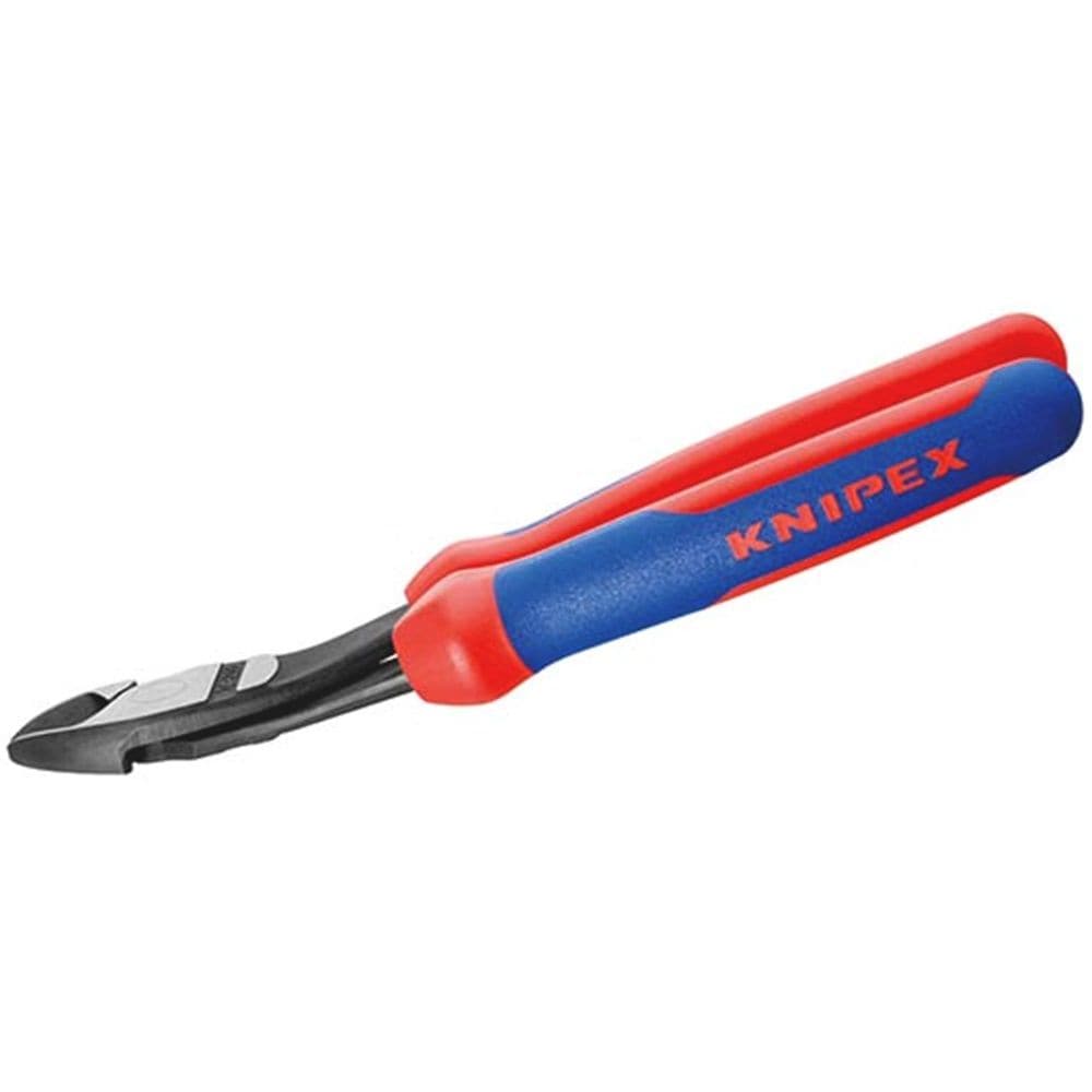 KNIPEX 74 22 200 Kracht-zijsnijtang met meer-componentengrepen zwart geatramenteerd 200 mm-3