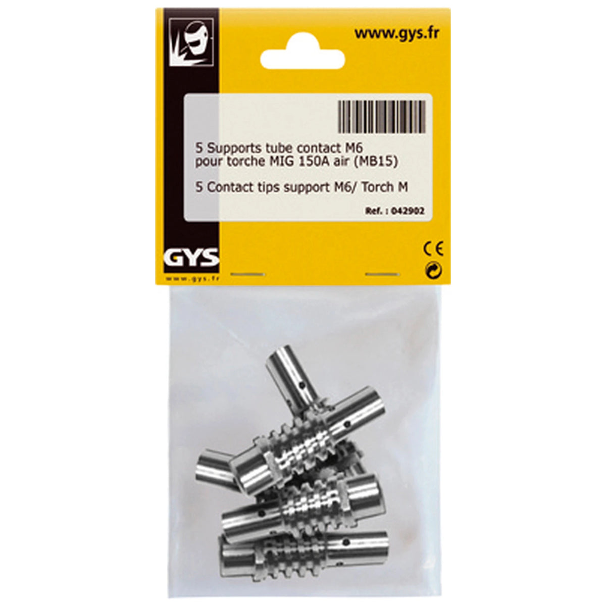 GYS Contactbuishouders M6 voor MB15 (5 stuks)
