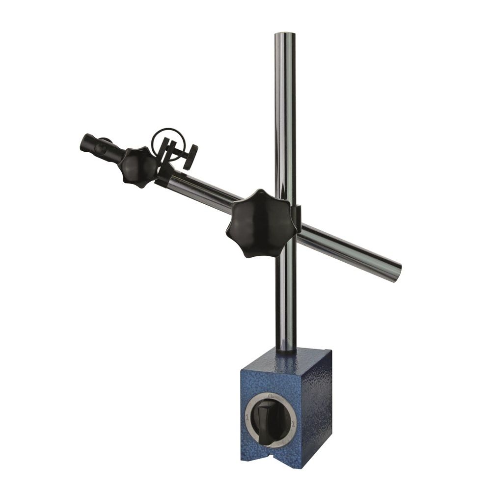 Meuhrhalter m. Magnetfu 80kg,M 12, Stange 20/16 Hohe 75x60x80mm-1