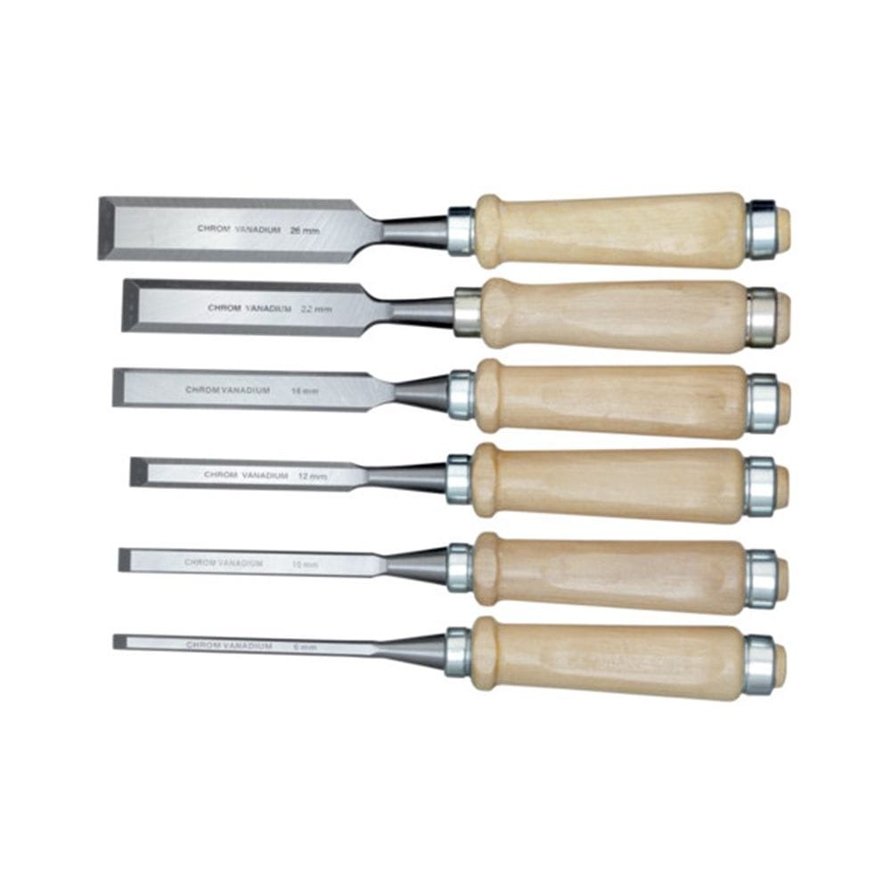 Houtbeitel Set, DIN 5139, 4-delig.-0