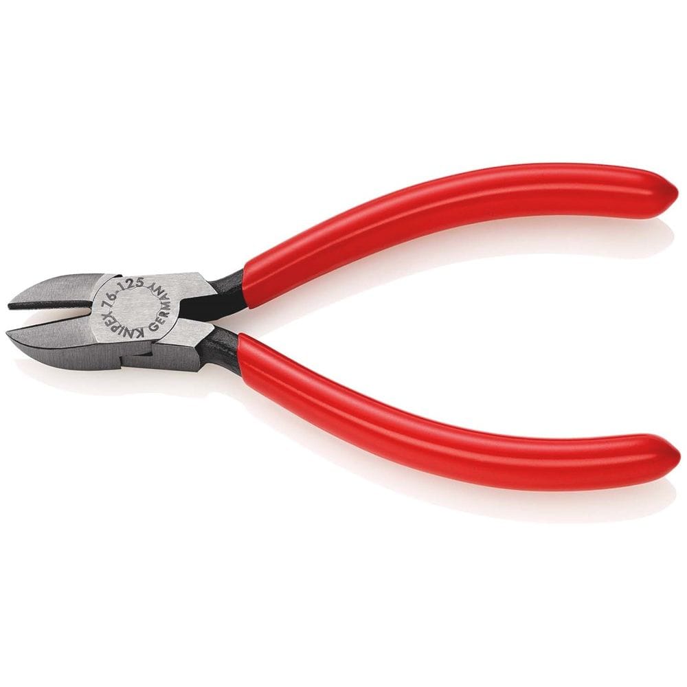 KNIPEX 76 01 125 Zijsnijtang voor elektromechanica met kunststof bekleed zwart geatramenteerd 125 mm-2