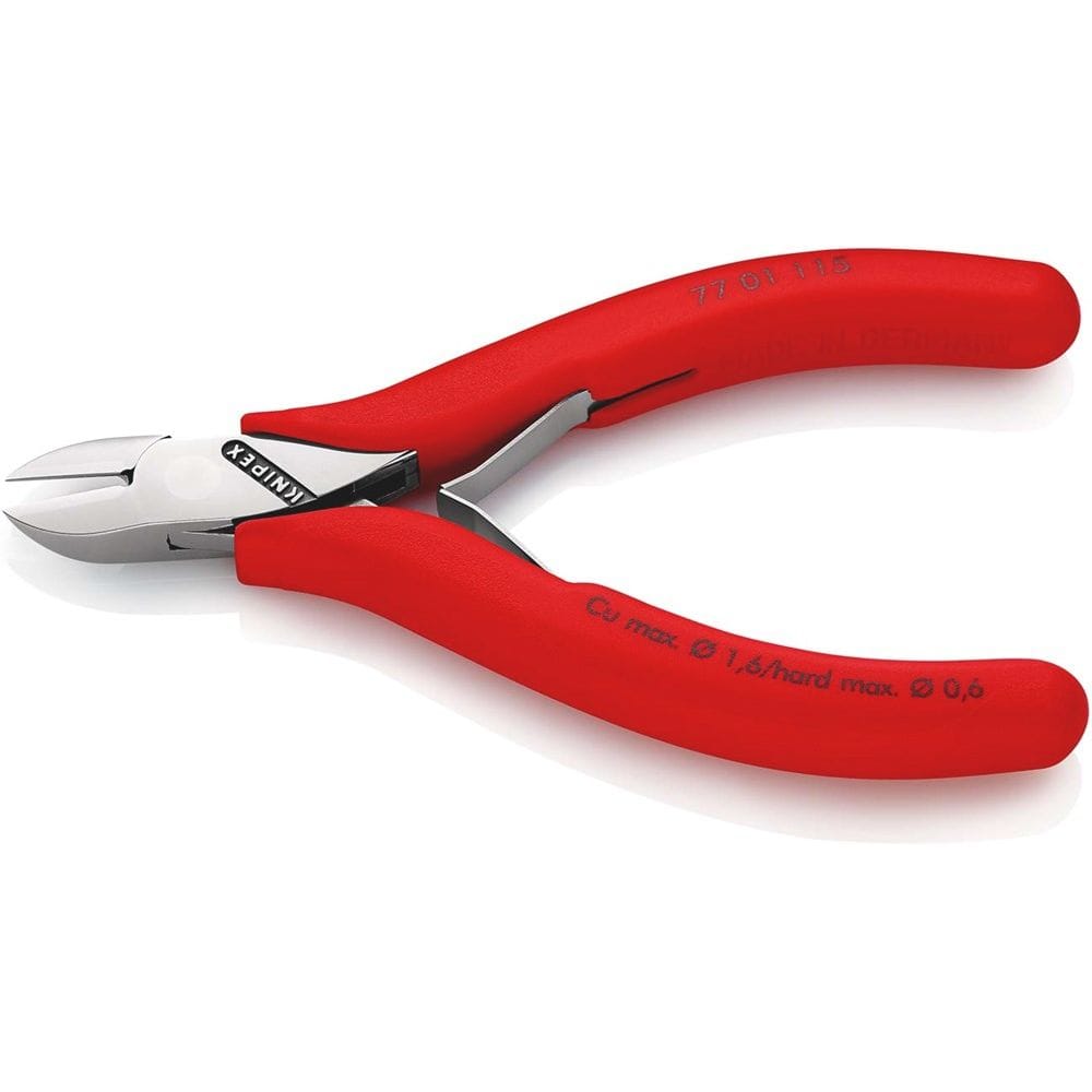 KNIPEX 77 01 115 Elektronica-zijsnijtang met kunststof bekleed 115 mm-2