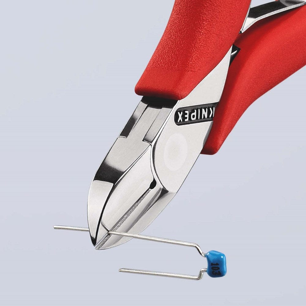 KNIPEX 77 01 115 Elektronica-zijsnijtang met kunststof bekleed 115 mm-3