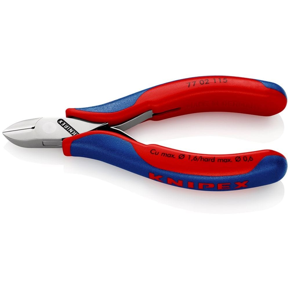 KNIPEX 77 02 115 Elektronica-zijsnijtang met meer-componentengrepen 115 mm-0