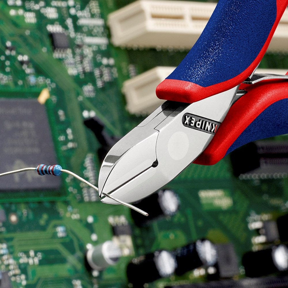 KNIPEX 77 02 115 Elektronica-zijsnijtang met meer-componentengrepen 115 mm-3