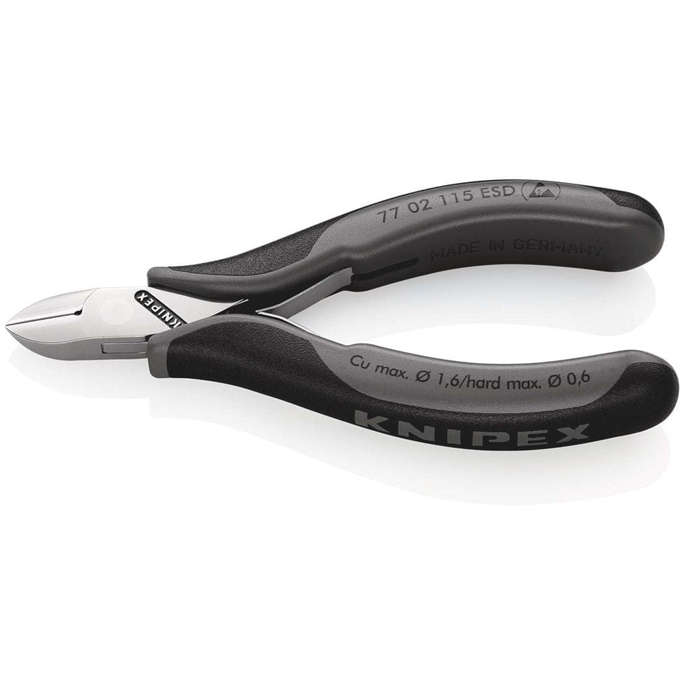 KNIPEX 77 02 115 ESD Elektronica-zijsnijtangen ESD met meer-componentengrepen 115 mm-0