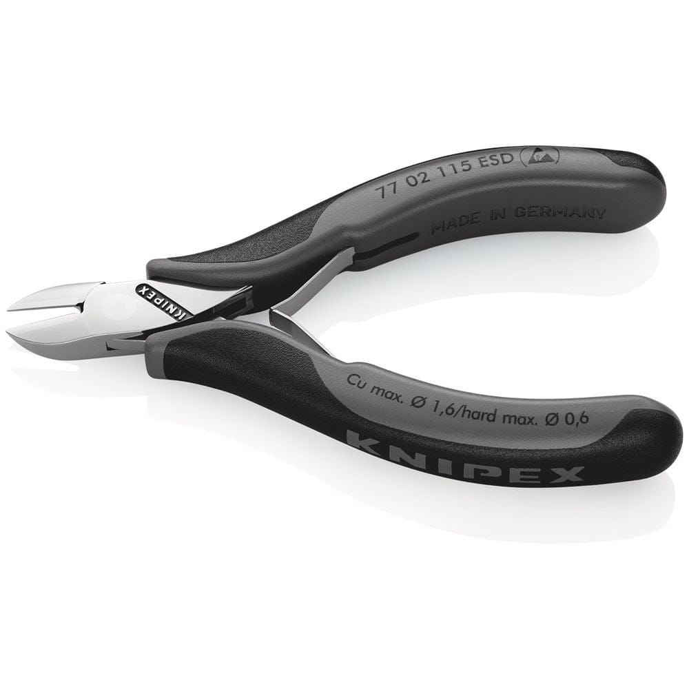 KNIPEX 77 02 115 ESD Elektronica-zijsnijtangen ESD met meer-componentengrepen 115 mm-1