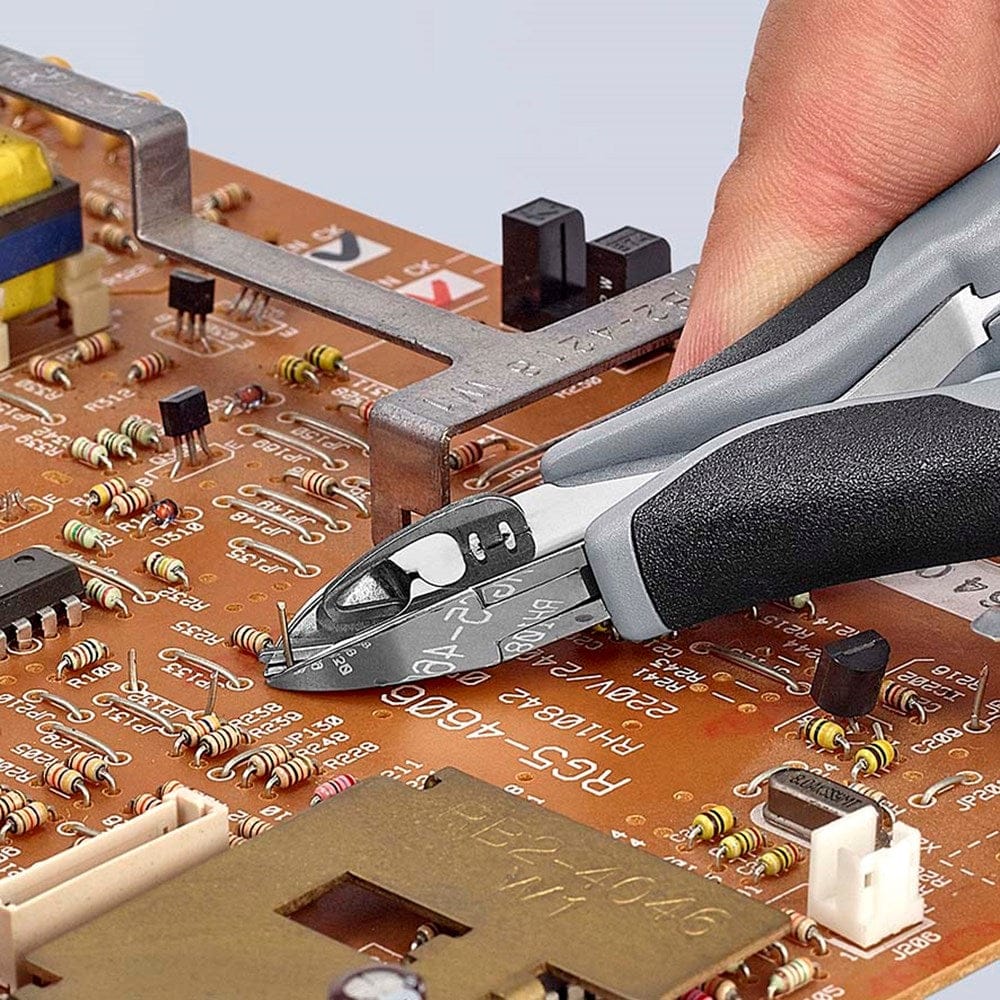 KNIPEX 77 12 115 ESD Elektronica-zijsnijtangen ESD met meer-componentengrepen 115 mm-4