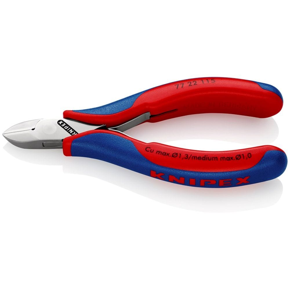 KNIPEX 77 22 115 Elektronica-zijsnijtang met meer-componentengrepen 115 mm-0