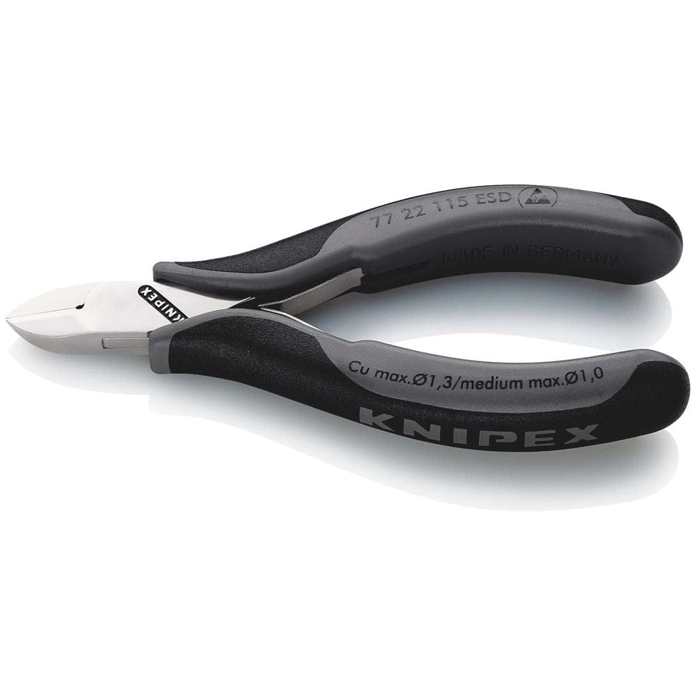 KNIPEX 77 22 115 ESD Elektronica-zijsnijtangen ESD met meer-componentengrepen 115 mm-0