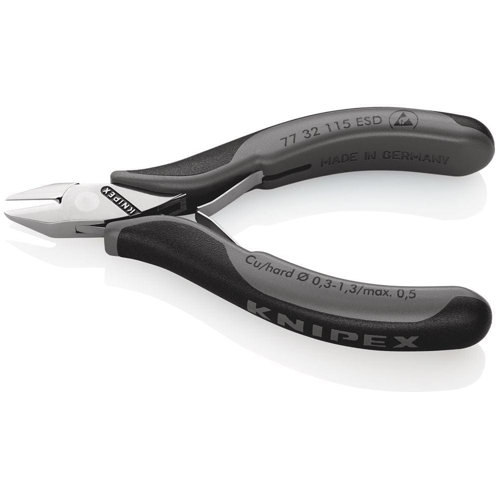 KNIPEX 77 32 115 ESD Elektronica-zijsnijtangen ESD met meer-componentengrepen 115 mm-1