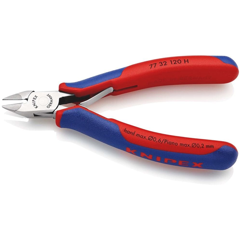 KNIPEX 77 32 120 H Elektronica-zijsnijtang met snijkant uit hard metaal met meer-componentengrepen 1-1